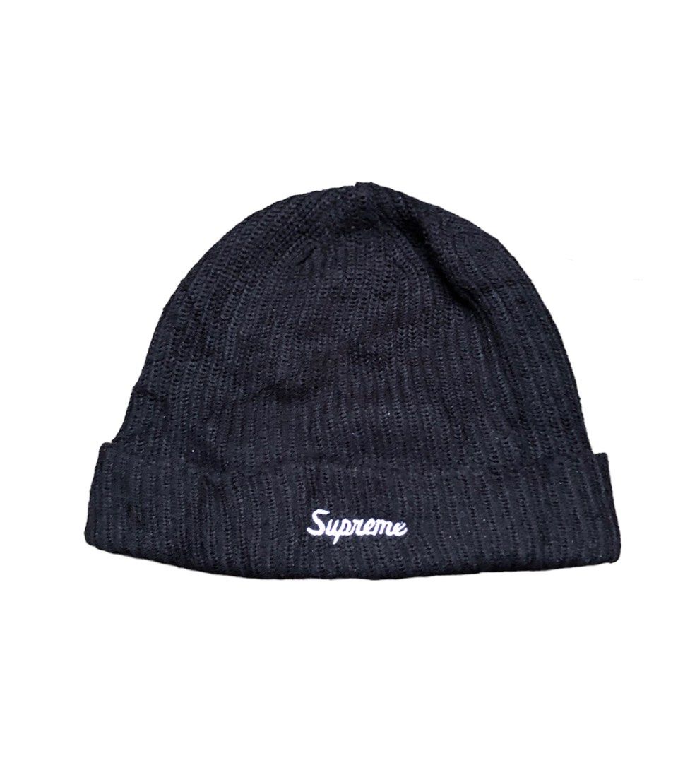 Supreme Loose Gauge Beanie Black - US