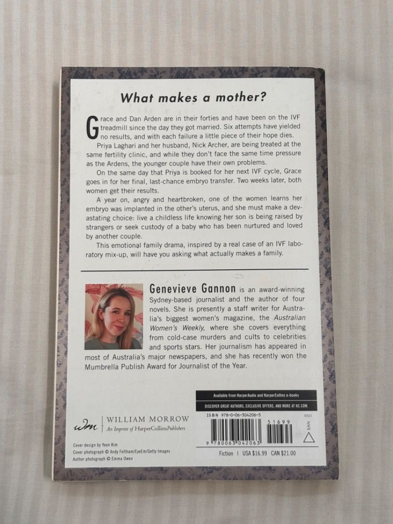 geneieve mader The Mothers 'A Novel' | Geneieve Gannon, Hobbies & Toys, Books & Magazines,  Storybooks on Carousell