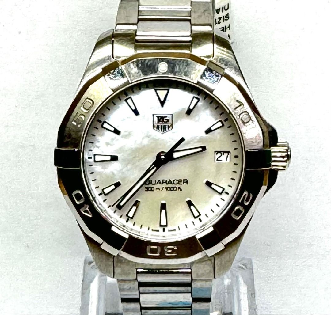 TP TAG HEUER Aquaracer Quart Mid Size Watch Way1312 32mm