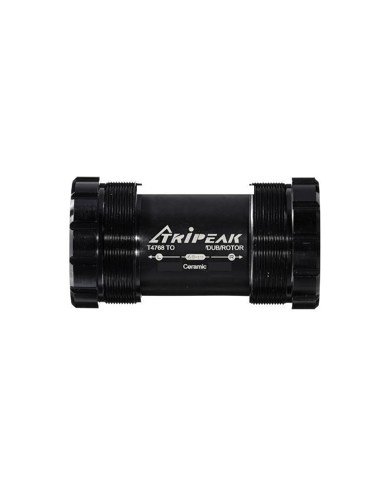 Tripeak Ceramic Bottom Bracket T47 (68mm) DUB Black For Bicycle