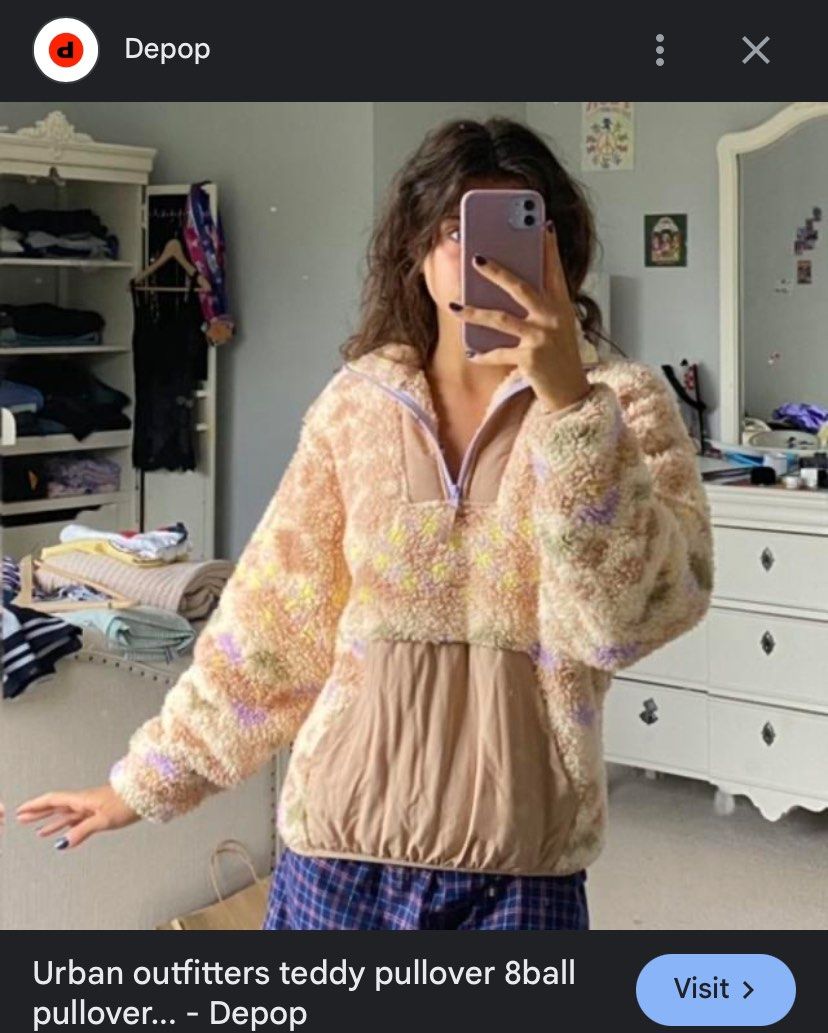 Urban outfitters sherpa cardigan on sale