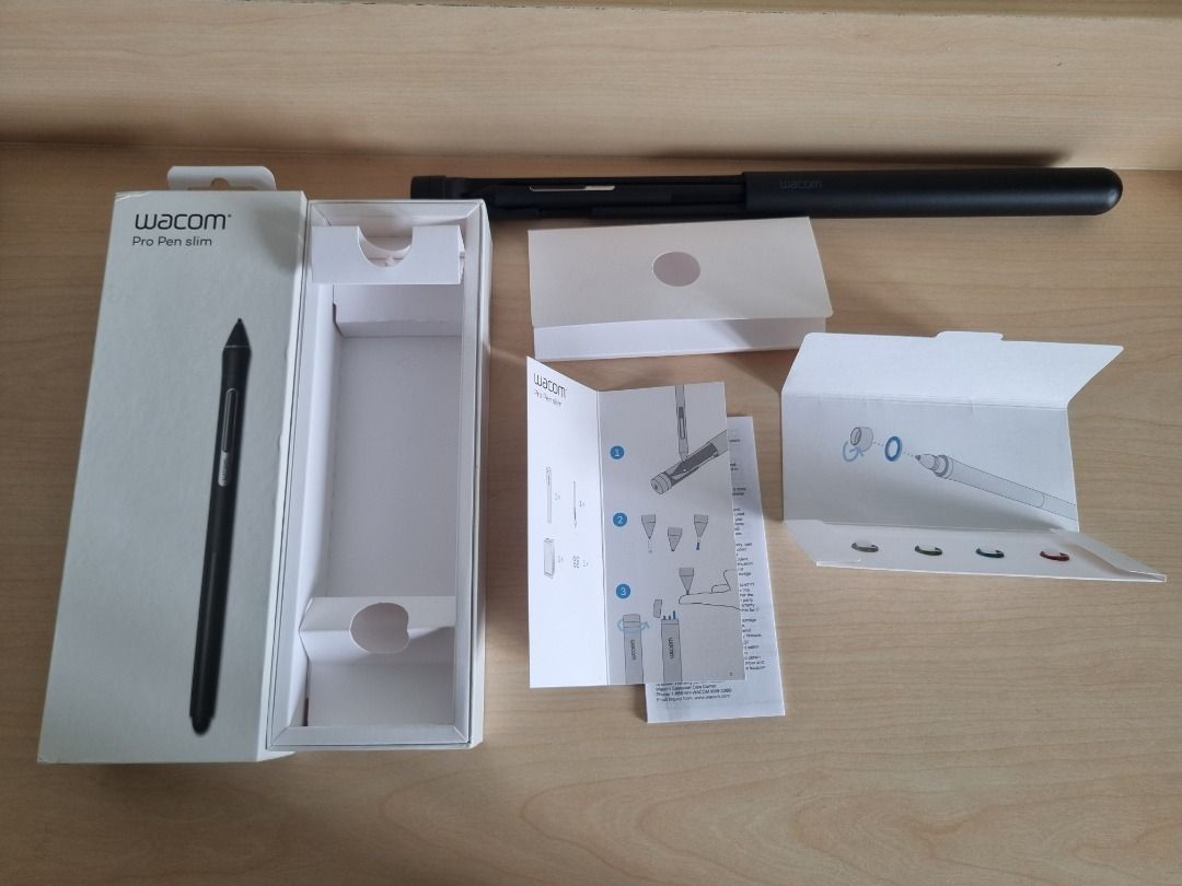 WACOM propen slim (extra nibs sold separately) (Category: Other Accessories) located in Manila. Submitted by declutter_daruma (Listing ID 1311090126, Image 2). Description: Decluttering my preloved items. All items are own purchased and not thrifted. Color may different due to lighting PAYMENT FIRST before shipping unless meetup. If you buy 10 items you will get freebies. PRICE: 4500pesos + shipping fee + packaging SHIPPING: J&T or lalamove Locat