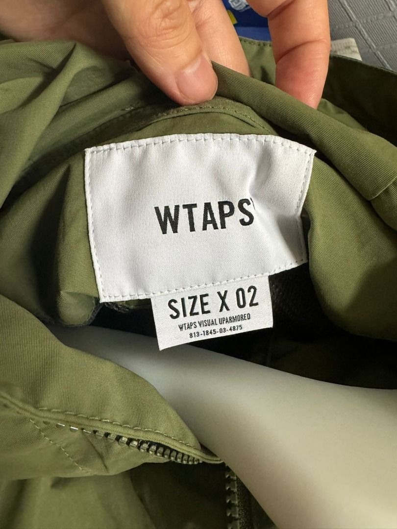 WTAPS FW23 SBS / JACKET / NYLON. TAFFETA. BRACKETS | Olive