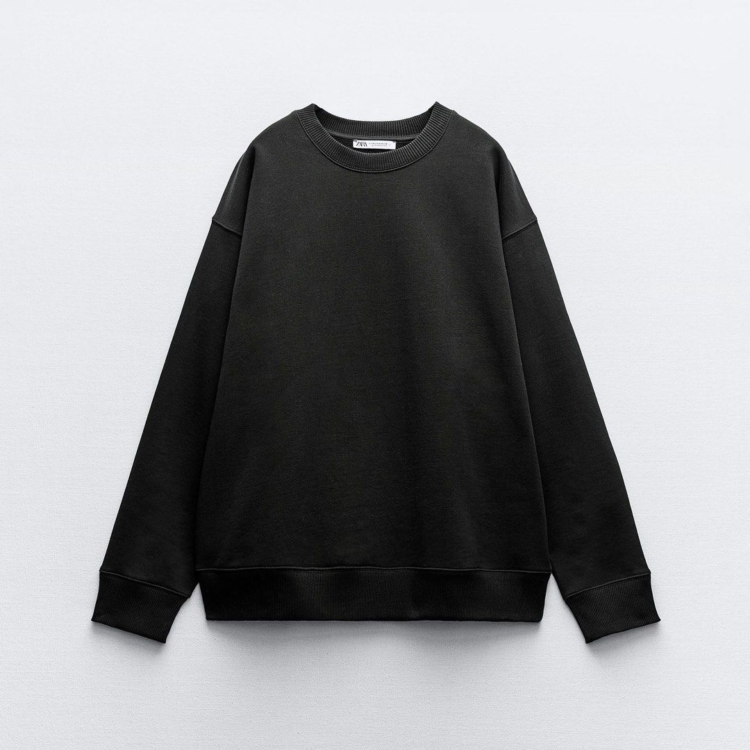 Crew Neck Pulli Zara Crew Neck Oversized Pullover Zara Zara