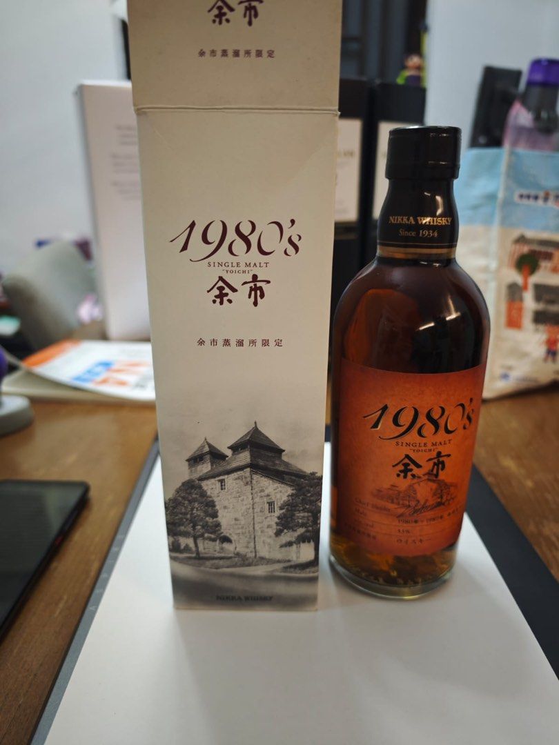未開栓】500ml余市蒸留所 1980's ニッカ シングルモルト 余市 1980's