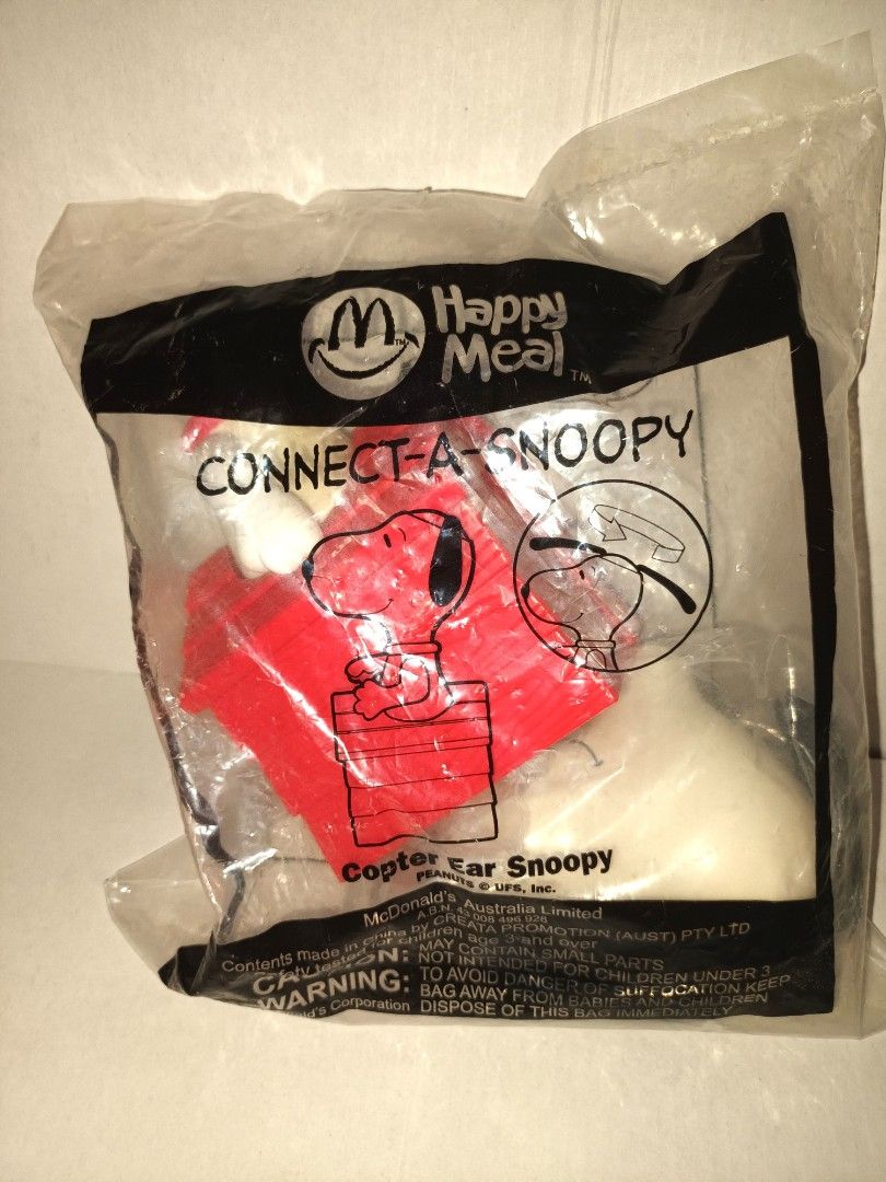 ❤️ [4PCS SET] MCDONALD'S Australia 2004 Happy Meal XL Toys