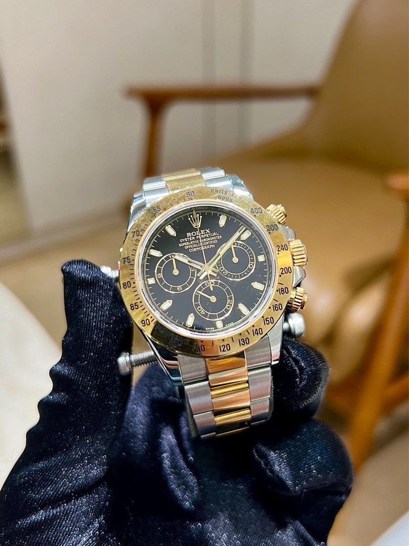 Used gold rolex daytona on sale