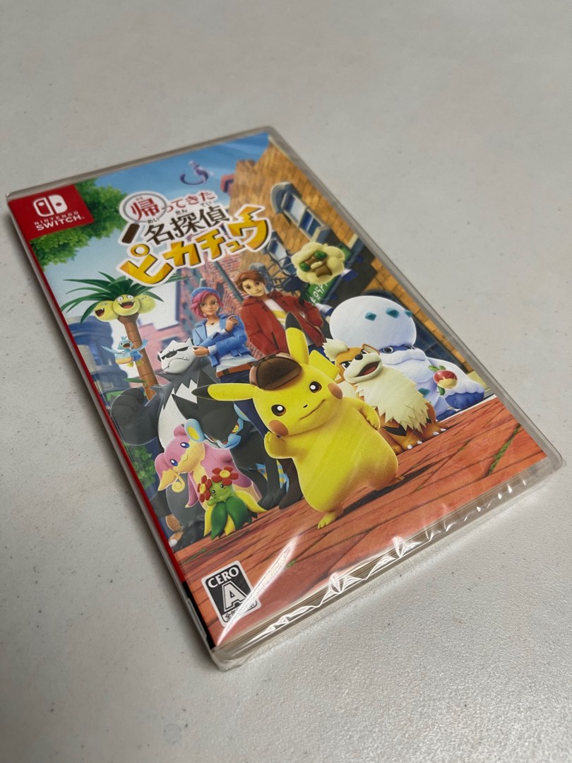 名偵探比卡超 pokemon switch 皮卡丘 ps4 nds ps5 任天堂 nintendo, 電子遊戲, 電子遊戲 ...