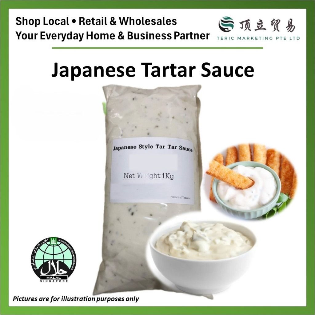 [ SG STOCKS] Halal Japanese Tar Tar Sauce 1KG | Tartar Sauce ...