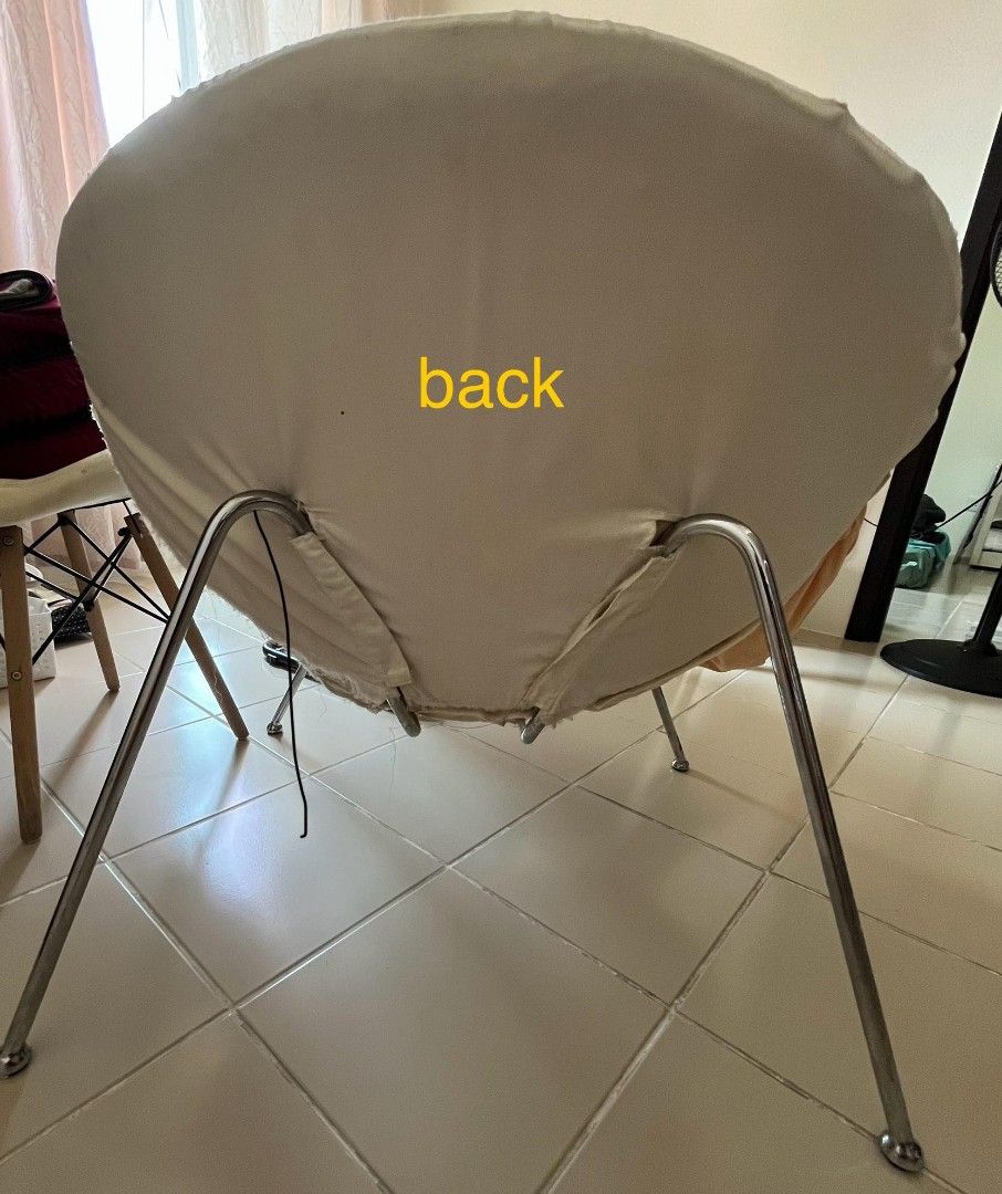 Accent Chair (Category: Sofas) located in Cainta. Submitted by casalvani (Listing ID 1311319654, Image 2). Description: Accent Chairs - 1 pc Color: white faux leather (worn out but the chair is covered by white sofa cover. 1 seater RFS: funds for special projects..