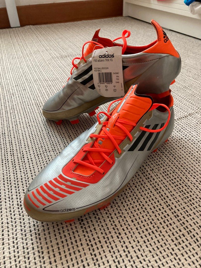 Adizero Trx Fg Adidas F50 Silver And Orange Orange Adidas F10 Trx Fg F50  Rare Adidas