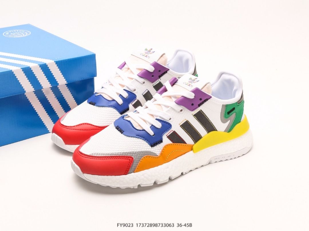 Adidas Nite Jogger Pride 2020 FY9023 shoes us 5 us 11 Babies Kids Babies Kids Fashion on Carousell