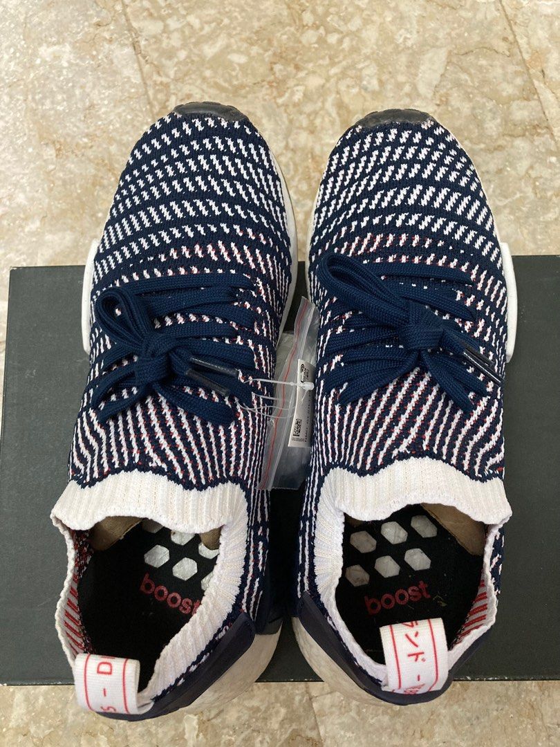 Nmd r1 stlt navy white red sales