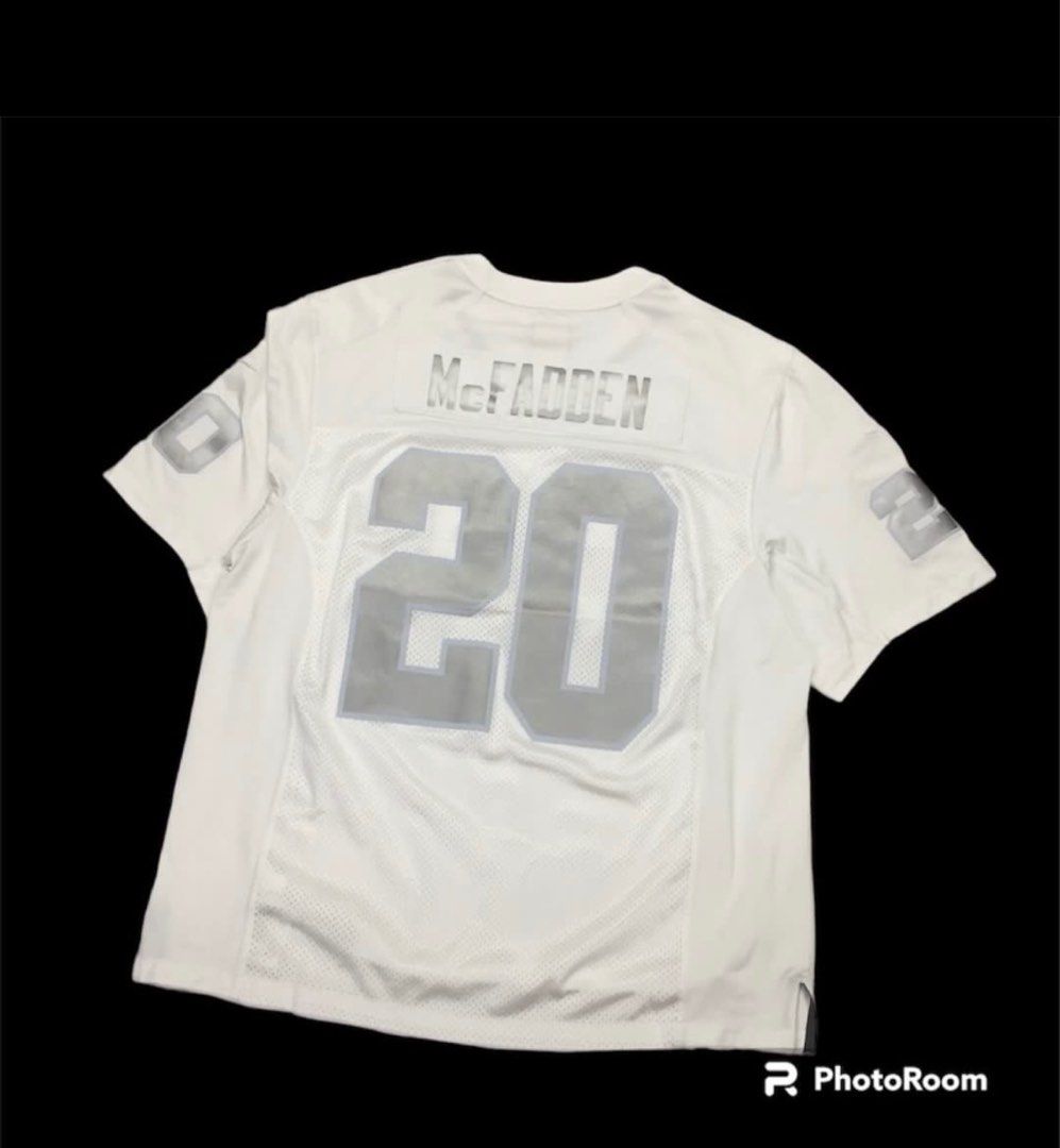 AUTHENTIC NFL RAIDERS PLATINUM LIMITED JERSEY Men s Fashion Activewear on Carousell
