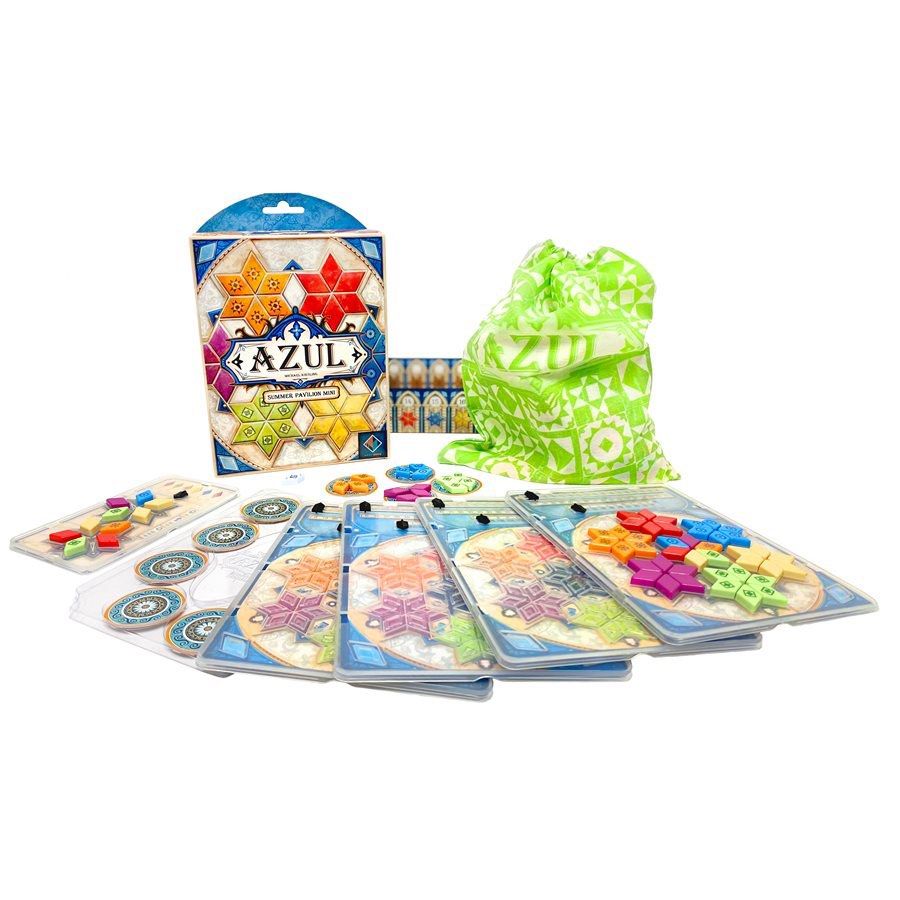 Azul: Summer Pavilion【Mini Ver.】桌遊Board game (英文版) 【正版正貨】【不議價】, 興趣及遊戲, 玩具&  遊戲類- Carousell