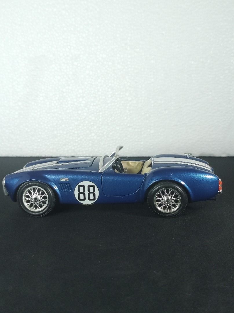 Burago 1/24 Shelby Cobra 427 1965 Verte - 1000 Miglia - Made In Italy - Boîte Neuve