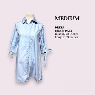 Blue Korean Dress Medium