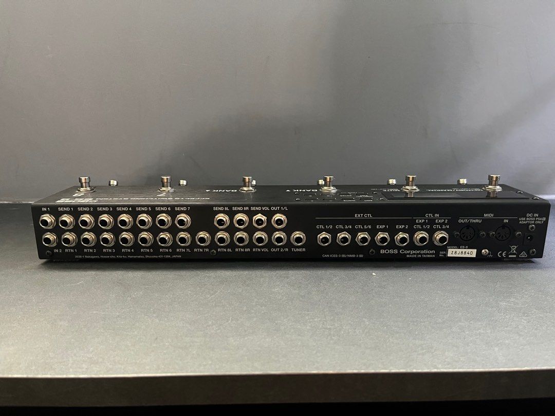 BOSS ES-8 エフェクトスイッチャー BOSS ES-8 スイッチャー BOSS ES-8 Effects Switching System Review