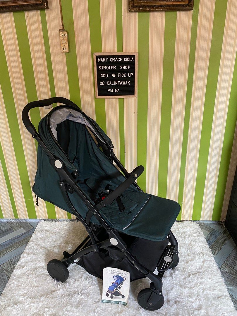 Brahmz compact stroller (Category: Strollers) located in Manila. Submitted by gracediola_18 (Listing ID 1311237724, Image 2). Description: Like new condition with mosquito net and manual pa. Cod or pick up Qc Balintawak .