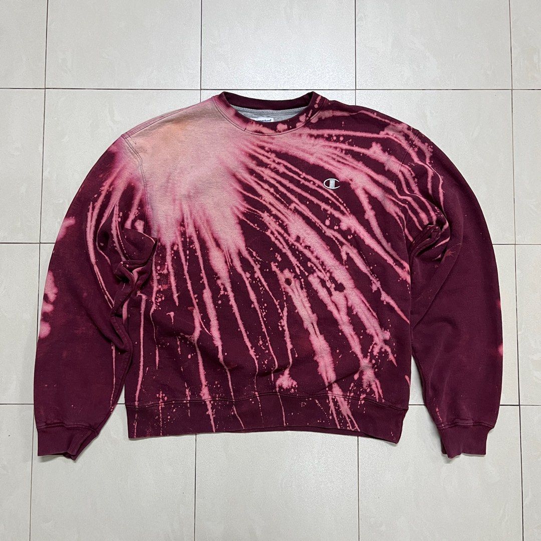 Champion bleached sweatshirt hotsell