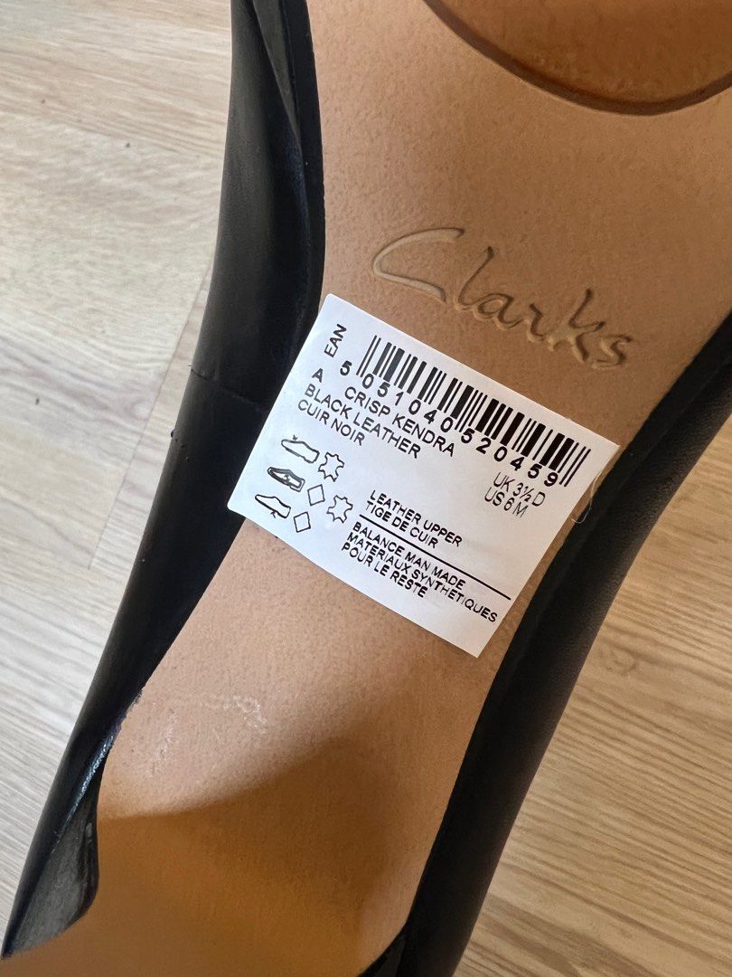 Clarks crisp kendra black on sale