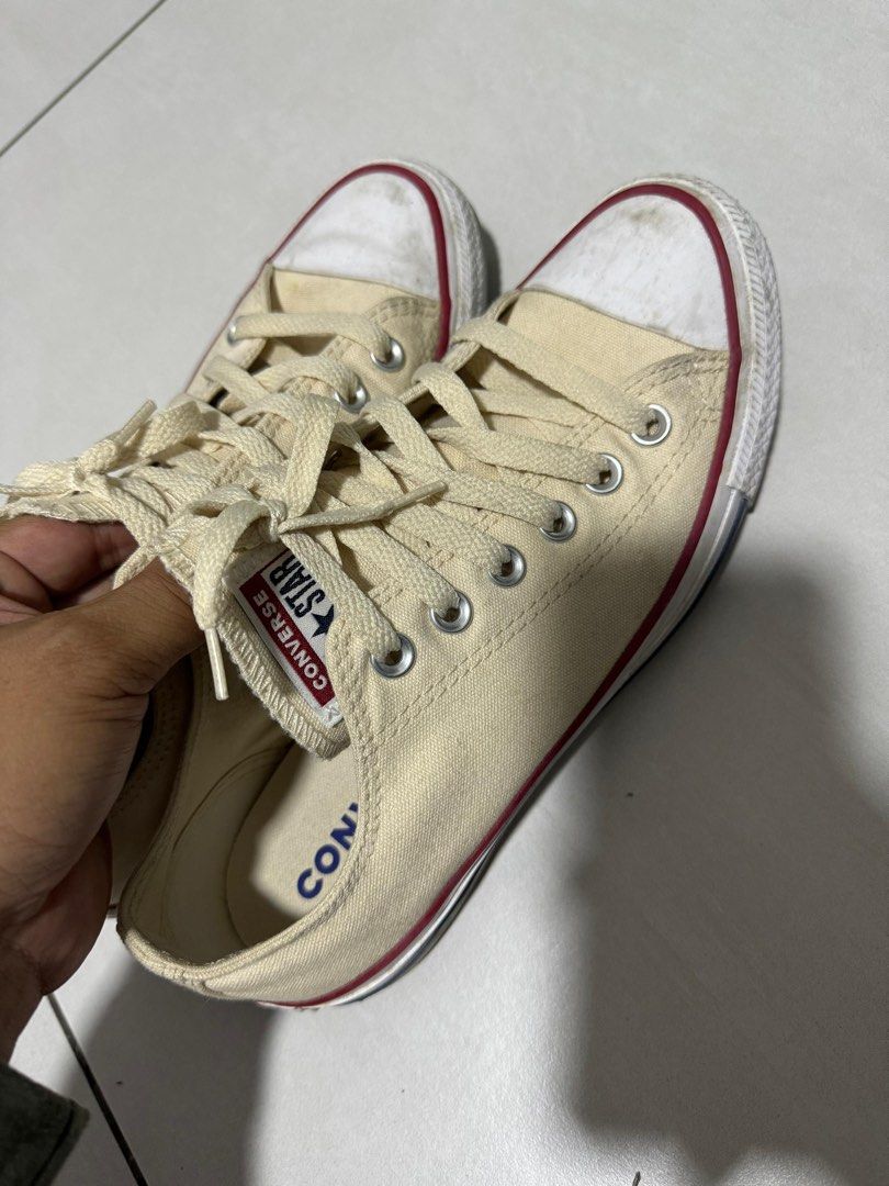 Kasut converse cream hot sale