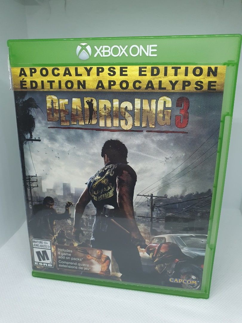 Deadrising 3 Apocalypse Edition (Xbox One) (Category: Xbox) located in Quezon City. Submitted by itemsforadoption (Listing ID 1311232503, Image 1). Description: Rfs: Its 2024! Happy New Year! Hoping you have a good year ahead of you! If you have questions feel free to send a message. Though I'll most likely be able to reply from 10am to 8pm. Please be patient and understanding. Decluttering games and items that I've picked up or for friends and f