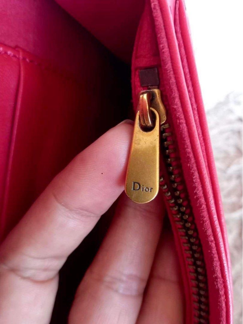 Diorama Wallet on Chain Coded (Category: Luxury Bags & Wallets) located in Pagadian. Submitted by lightbagelyas (Listing ID 1311254791, Image 3). Description: Christian DIOR Diorama Wallet on Chain (WOC) Shoulder Bag Coded CD under zipper Complete Studded Aged Gold Hardware Lambskin Leather Suede Lining No issue.