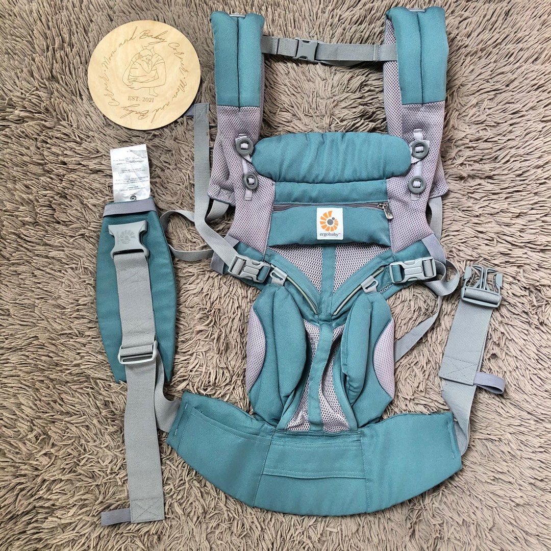 ERGOBABY CARRIER OMNI 360 COOL AIR ICY MINT Babies Kids Going Out Carriers Slings on Carousell