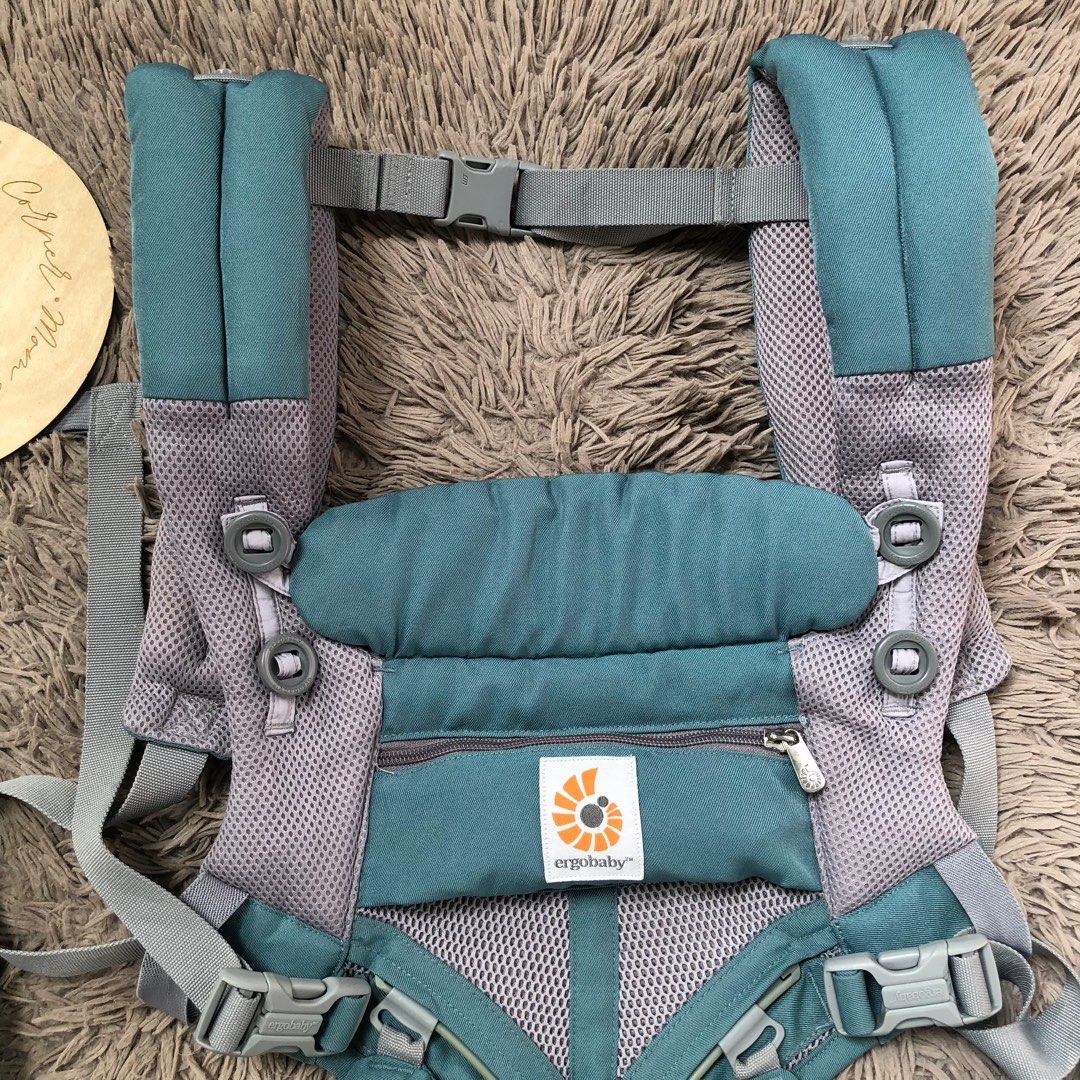 ERGOBABY CARRIER OMNI 360 COOL AIR ICY MINT Babies Kids Going Out Carriers Slings on Carousell