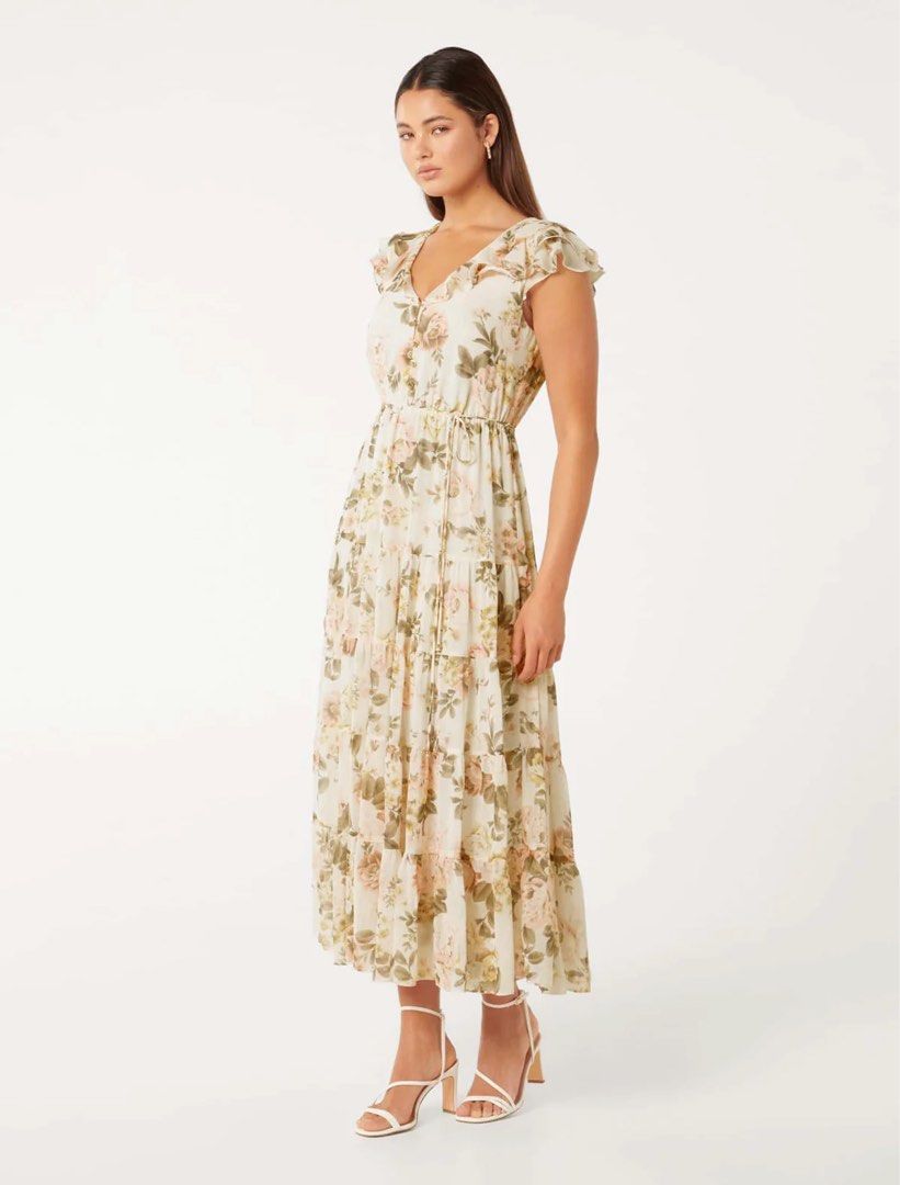 knee length dresses for ladies Evereve Women's Layla Maxi Dress, Size XL, Pink