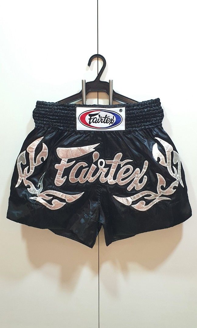 FAIRTEX MMA SHORTS "ETERNAL SILVER" (Category: Activewear) located in Manila. Submitted by happy.we.go (Listing ID 1311287547, Image 2). Description: medium on tag.