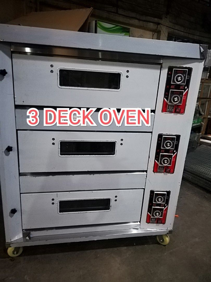 Gas Deck Oven (Category: Bakeware) located in Malabon City. Submitted by bunasonny (Listing ID 1311316235, Image 3). Description: Deck Oven (Gas) Single Deck 2 Deck 3 Deck Also available Planetary Mixer Spiral Mixer Free delivery within Metro Manila area. COD For Inquiries:Dm, Pm, txt or call 0917-861-3472 Guava Road Potrero Malabon city. Fb page: MWPI-Machineworld Philippines Inc..