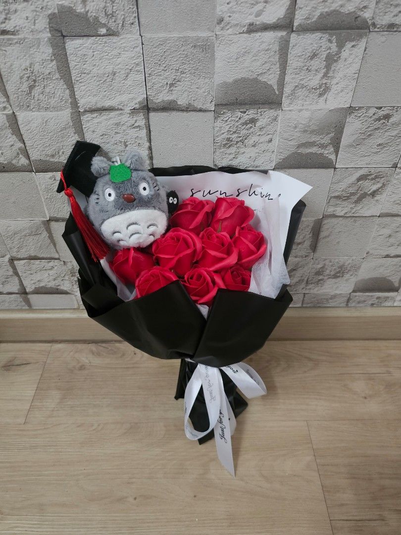 Totoro graduation plush on sale
