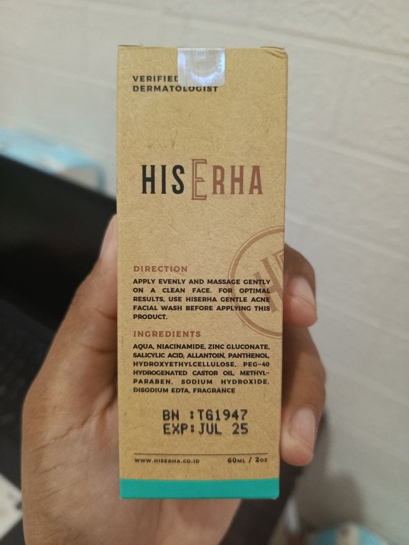 HIS ERHA Gentle Acne Essence All In One with Zinc Gluconate & Salicylic