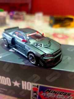 1:64 Scale Kaido House x Mini GT KHMG074: Nissan Skyline GT-R (R34 ...