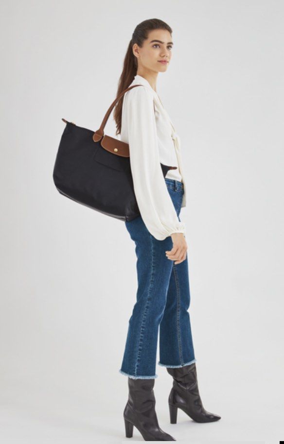 LONGCHAMP LE PLIAGE ORIGINAL LARGE TOTE BAG BLACK Women s Fashion Bags Wallets Tote Bags on Carousell