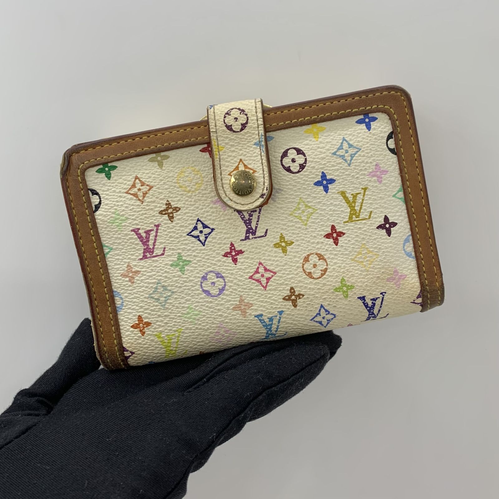 monogram multicolore louis vuitton viennois wallet