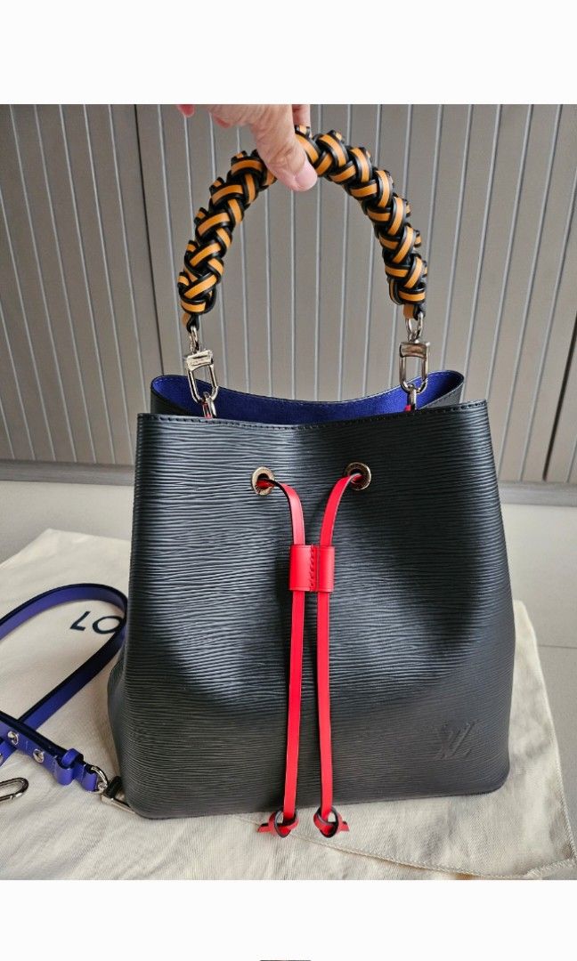 LV Neo Noe Braided Handle Epi Leather, Barang Mewah, Tas Dompet