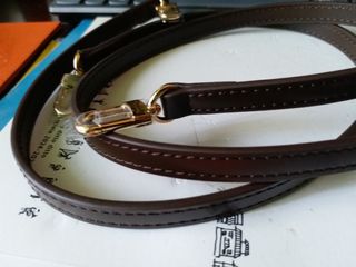 Speedy 25 vegetable-tanned leather shoulder strap 60cm brown two pieces63008843998337110