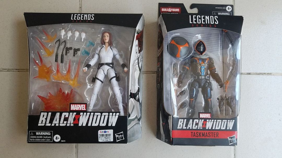 Marvel Legends Deluxe Black Widow and Taskmaster (Category: Figurines & Statues) located in Quezon City. Submitted by nextnoel (Listing ID 1311209584, Image 1). Description: Marvel Legends Deluxe Black Widow (sealed in box) = 1700 Marvel Legends Taskmaster (opened and back in box) = 800 If bought as a set = 2200 Meet-ups can be arranged, but pick-up through couriers is preferred..