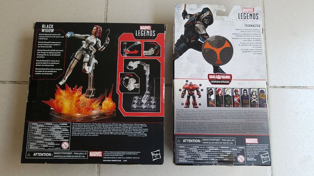 Marvel Legends Deluxe Black Widow and Taskmaster (Category: Figurines & Statues) located in Quezon City. Submitted by nextnoel (Listing ID 1311209584, Image 2). Description: Marvel Legends Deluxe Black Widow (sealed in box) = 1700 Marvel Legends Taskmaster (opened and back in box) = 800 If bought as a set = 2200 Meet-ups can be arranged, but pick-up through couriers is preferred..