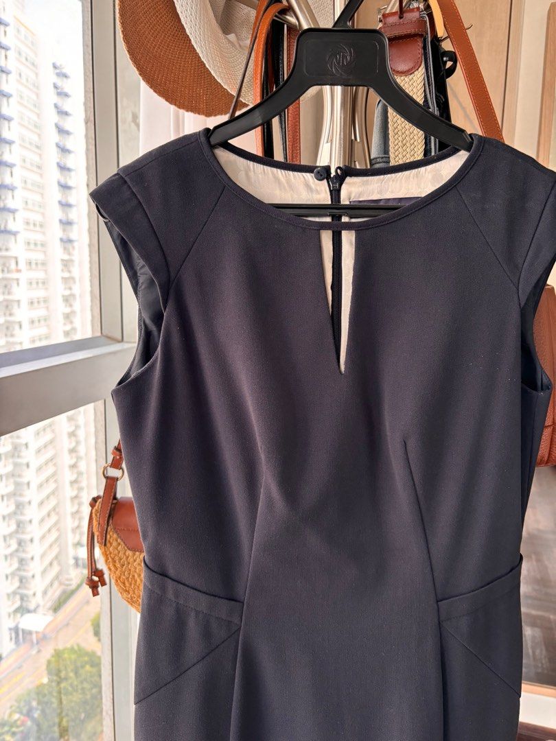 Navy Blue Dress Marks Spencer