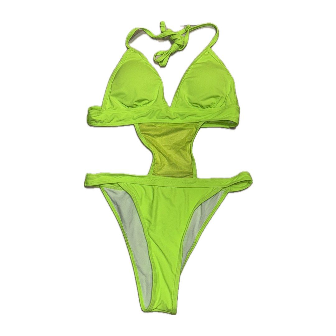 Neon Green One Piece Bikini Swimsuit (Category: Bikinis & Swimsuits) located in Manila. Submitted by mavsbns (Listing ID 1311326678, Image 1). Description: Neon Green One Piece Bikini Swimsuit - brand new! never used, just tried it on - perfect for conservative girlies! - cute neon color <3 - best fit xs-s Can send more photos if interested! 💌.