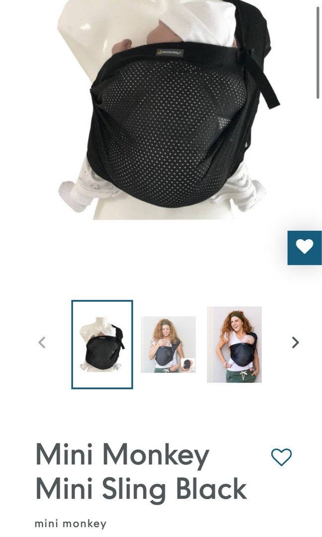 NEW Mini monkey sling mini Carousell