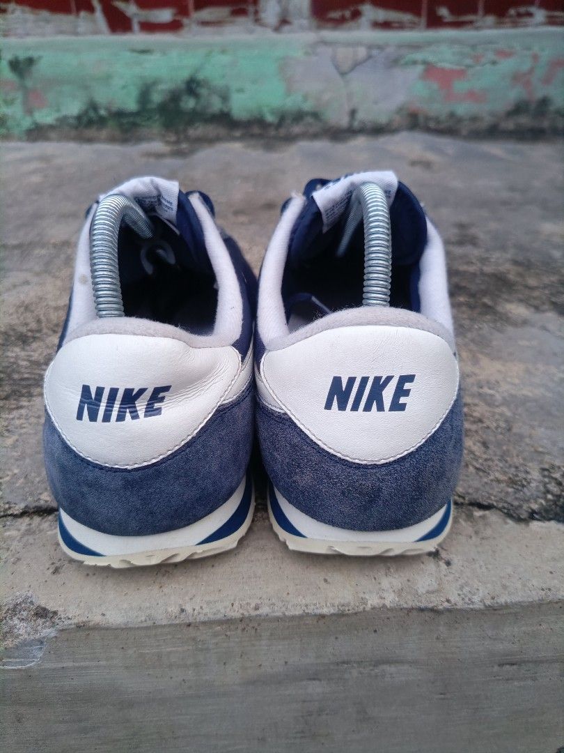 Nike Cortez Navy 72s Vintage Fesyen Pria Sepatu Sneakers di Carousell