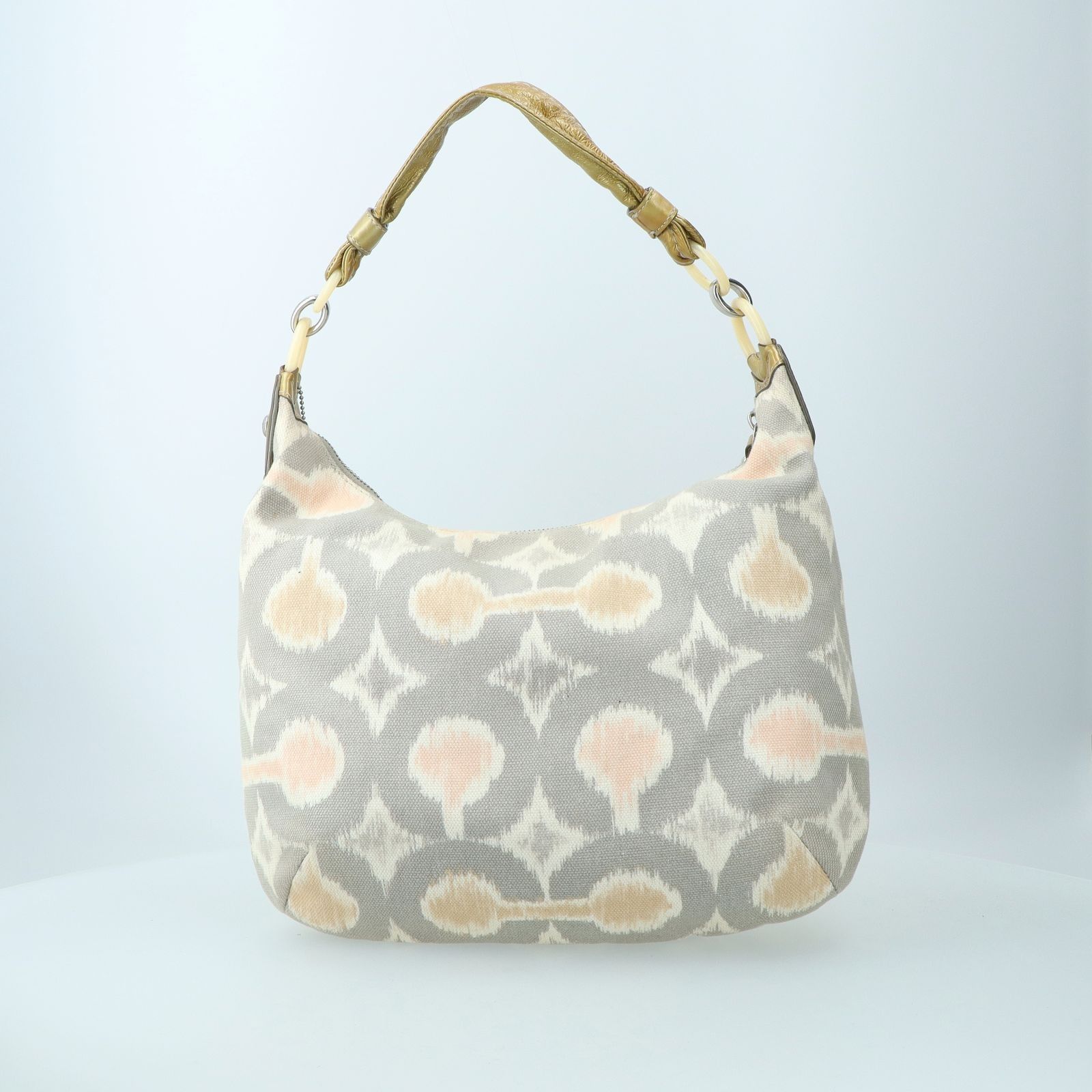 Y2K COACH Kristin Op Art Ikat Hobo