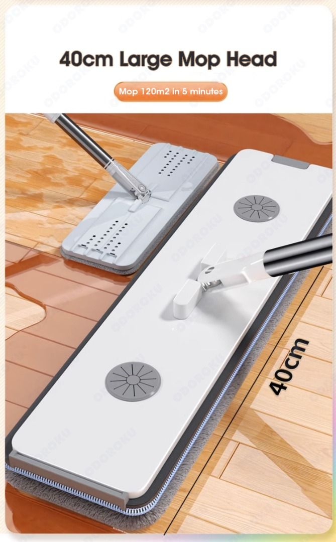 Albert Austin 5L Flat Mop And Bucket Set Convenient Floor Cleaner - View #5