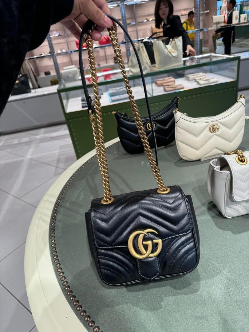 Pre order GUCCI Marmont Quilted Mini Tote Bag