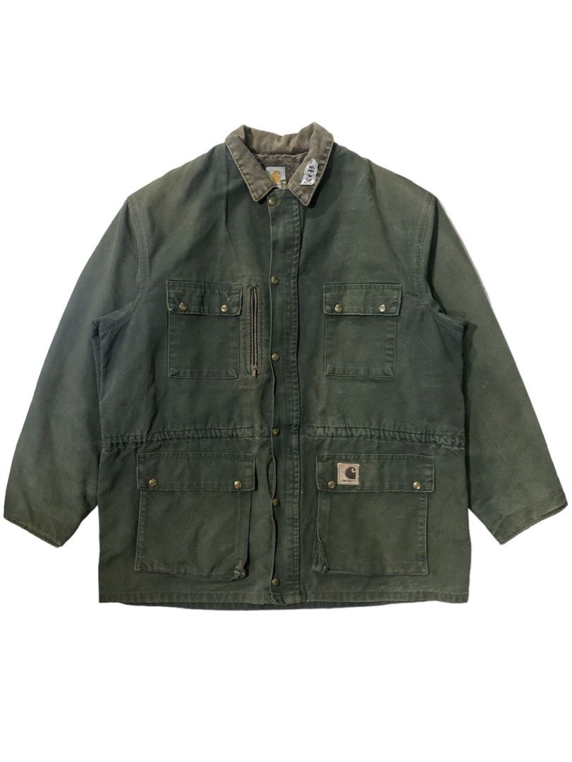 Preowned Original 90 s Vintage Carhartt Chore Jacket Men s Fashion Coats Jackets and Outerwear on Carousell